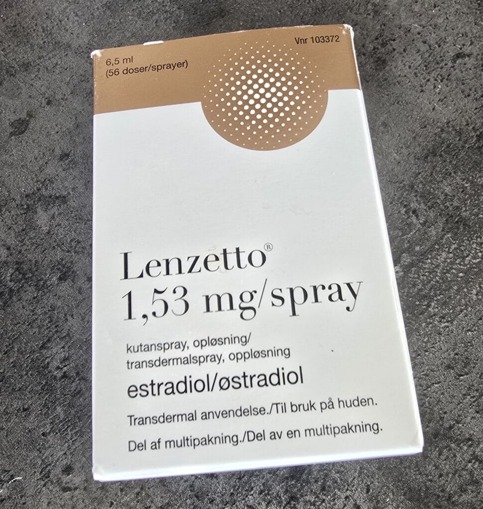 HRT / Lenzetto. Eget bilde legemiddel